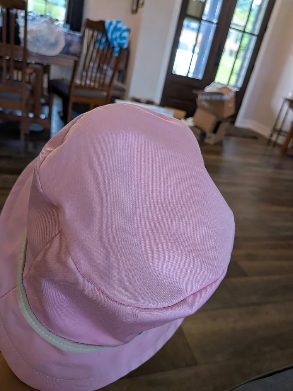 Coach Vintage Pink Bucket Hat With Leather Trim - Picture 8 of 9